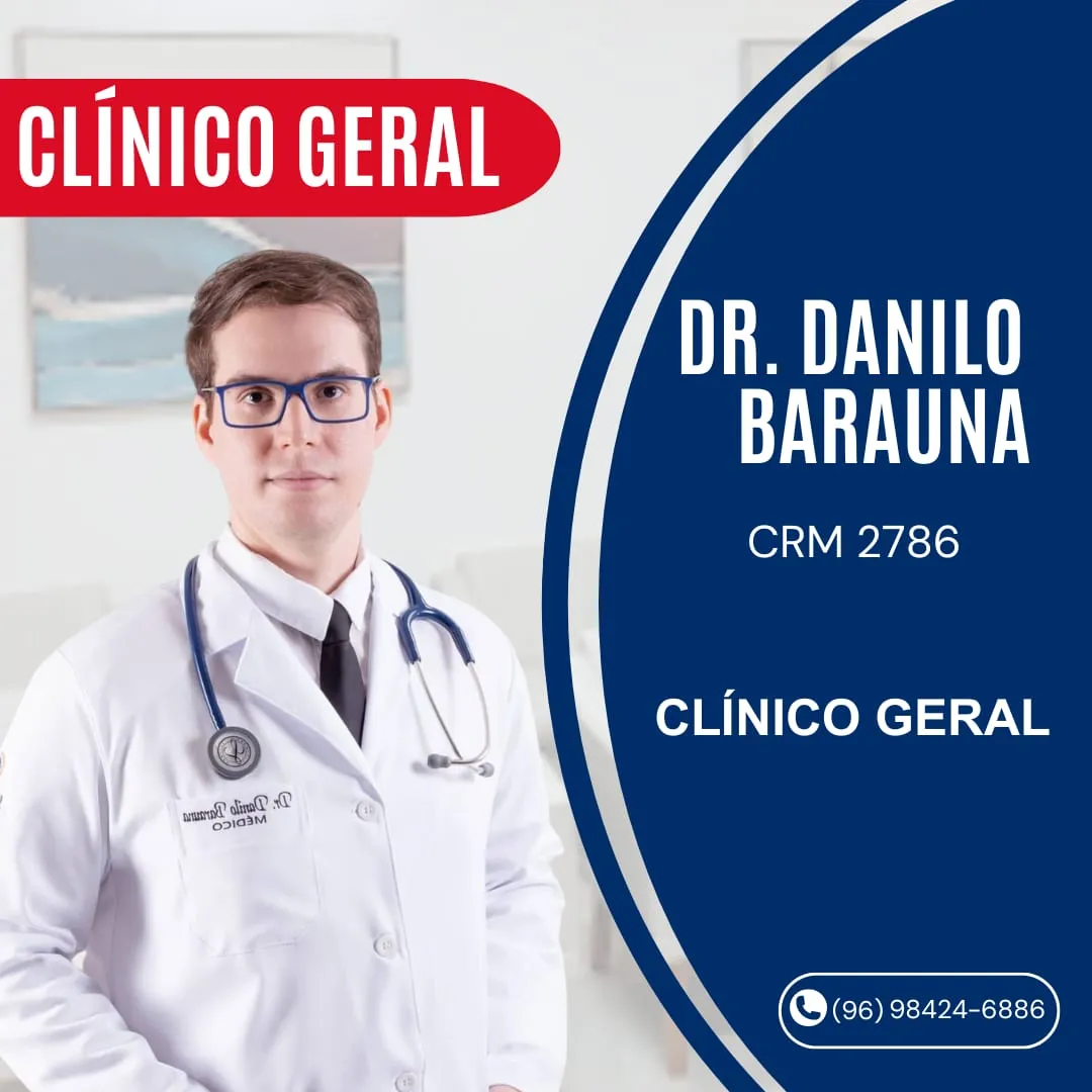 Dr. Danilo Barauna Clinico Geral na Clinica Biocardio Macapá