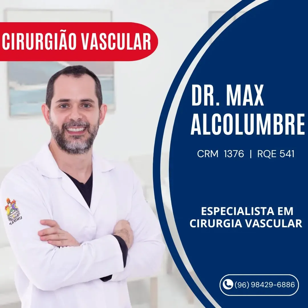 Dr. Max Alcolumbre, Cirurgião Vascular na Clinica Biocardio
